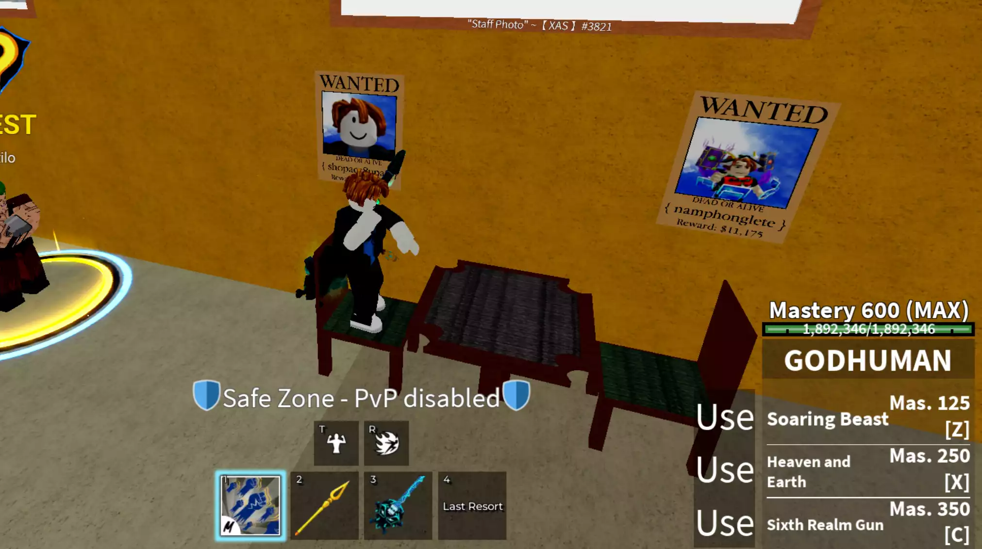 Beli và F nhiều khủng khiếp, Mochi, Ma Mút, Phật, Portal, level max, godhuman, nhiều võ full chiêu